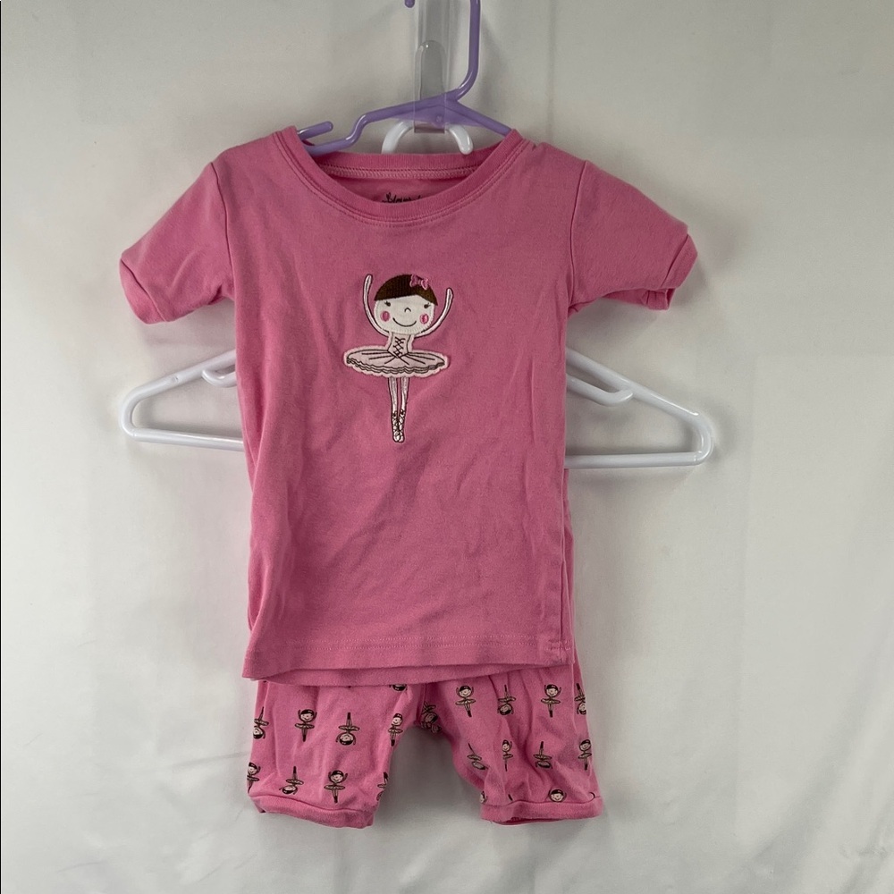 Girl’s Pajamas - Ballet - Pink - Top and Shorts - Size 4 - Leveret